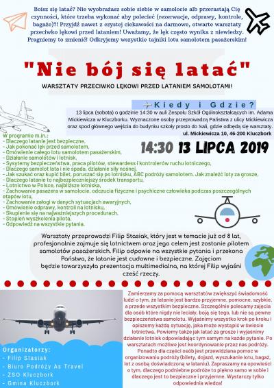"Nie bój się latać"