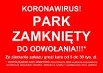 park zamknięty